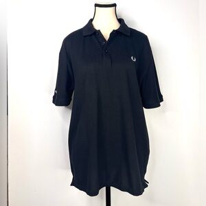 Fred Perry Black Polo with Laurel Logo XL